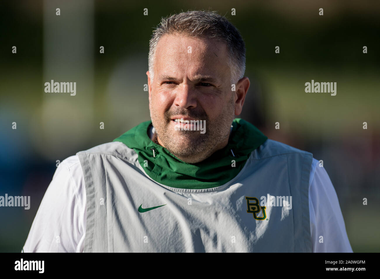 Houston, TX, USA. 21st Sep, 2019. Baylor Bears head coach Matt Rhule ...