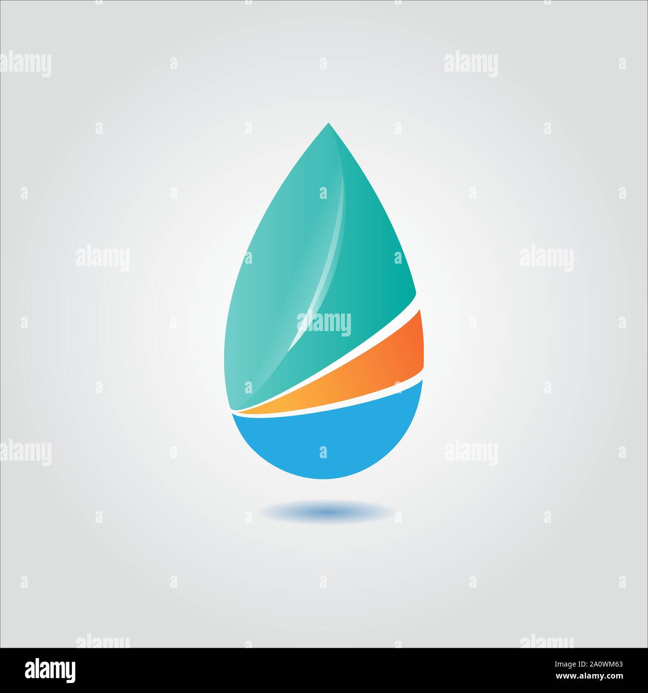 Water Drop Fresh Liquid Aqua Wave Logo Icon template clean Vector EPS ...