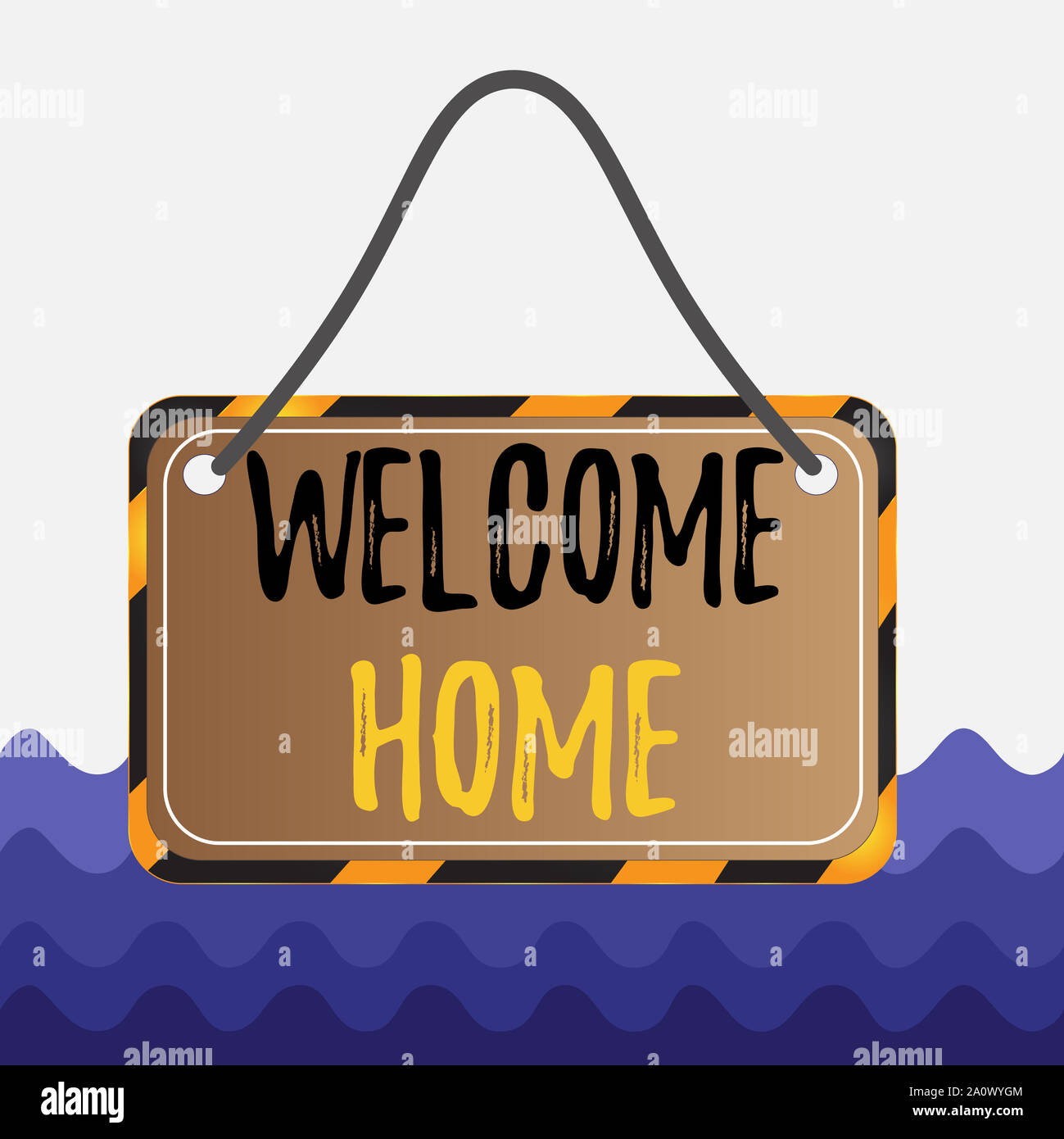 Front Door Open Doormat Stock Photos Front Door Open Doormat
