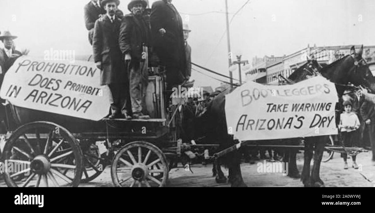 Prohibition times in America in the 30s Stock Photo