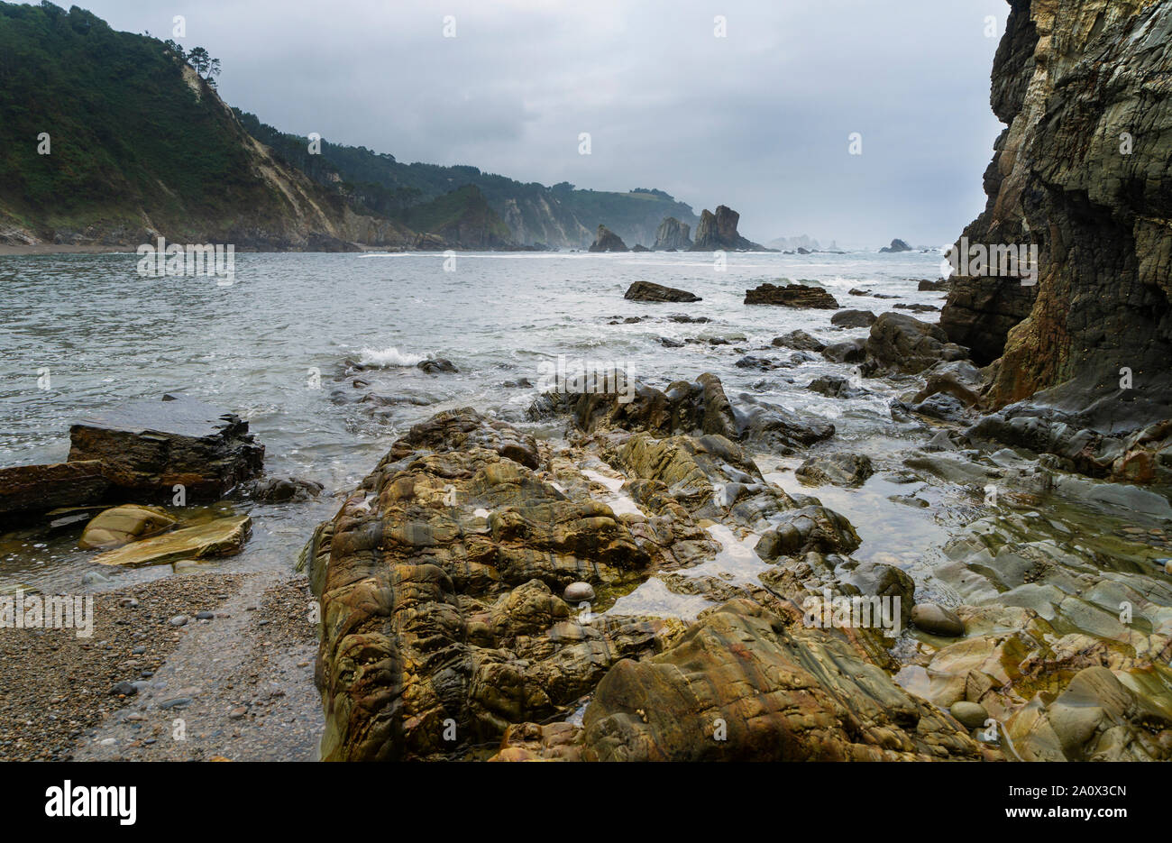 Playa del silencio on hi res stock photography and images Alamy