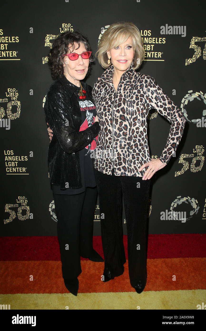LOS ANGELES, CA - SEPTEMBER 21: Lily Tomlin, Jane Fonda, at Los Angeles
