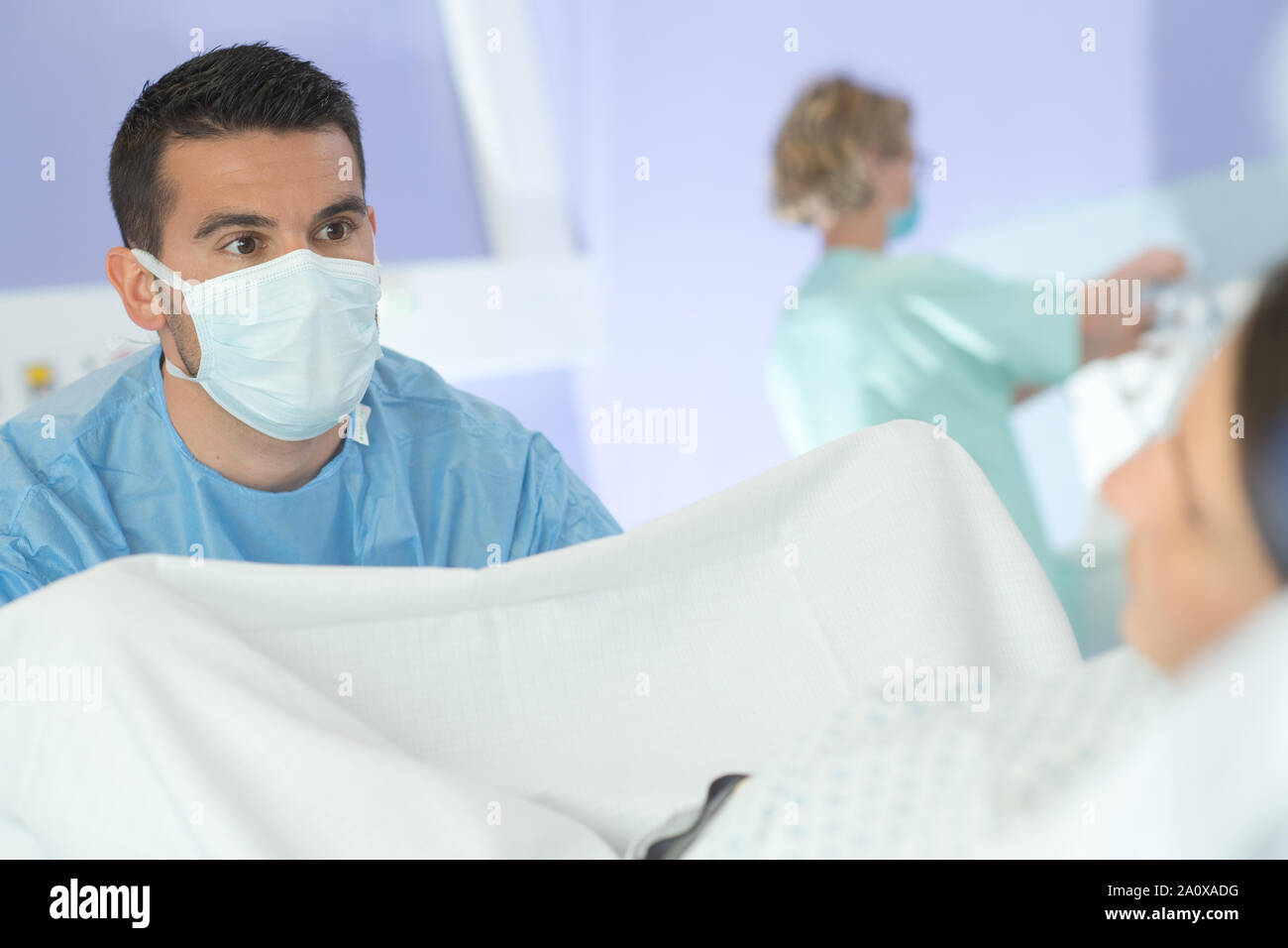 Woman giving birth in hospital hires stock photography and images Alamy