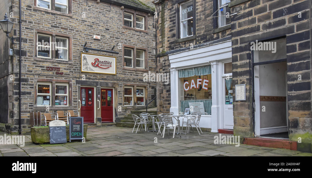 Sids Cafe, Holmfirth Last of the Summer Wine Stock Photo
