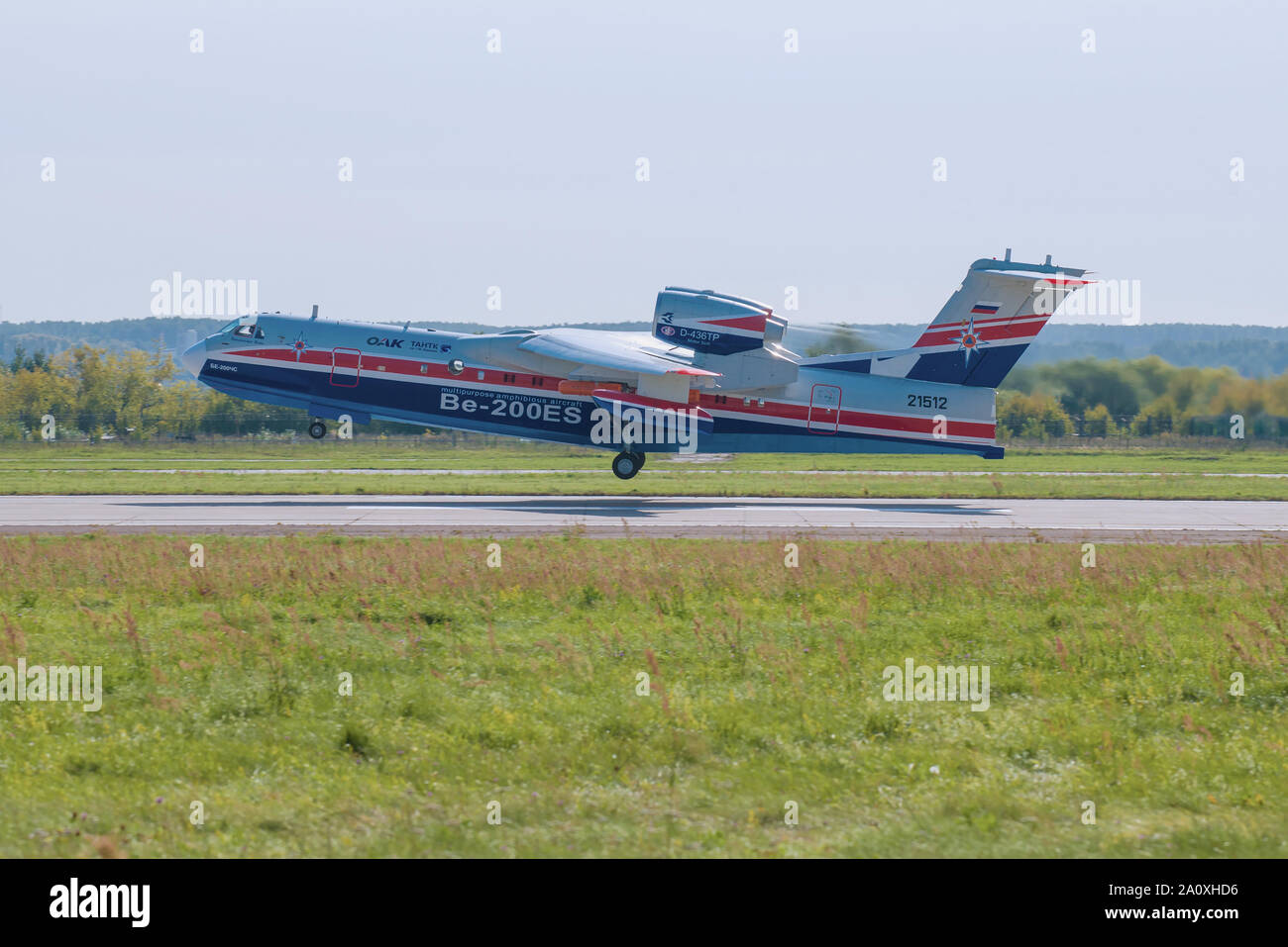 Ruský obojživelný vodní bombardér Berijev Be-200 Altair