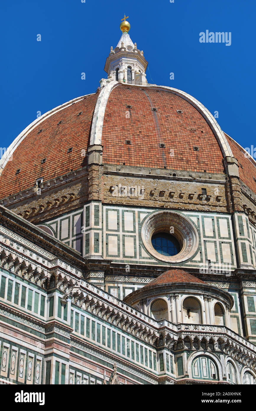 Dome of the Duomo, the Cathedral of Santa Maria del Fiore, Florence ...