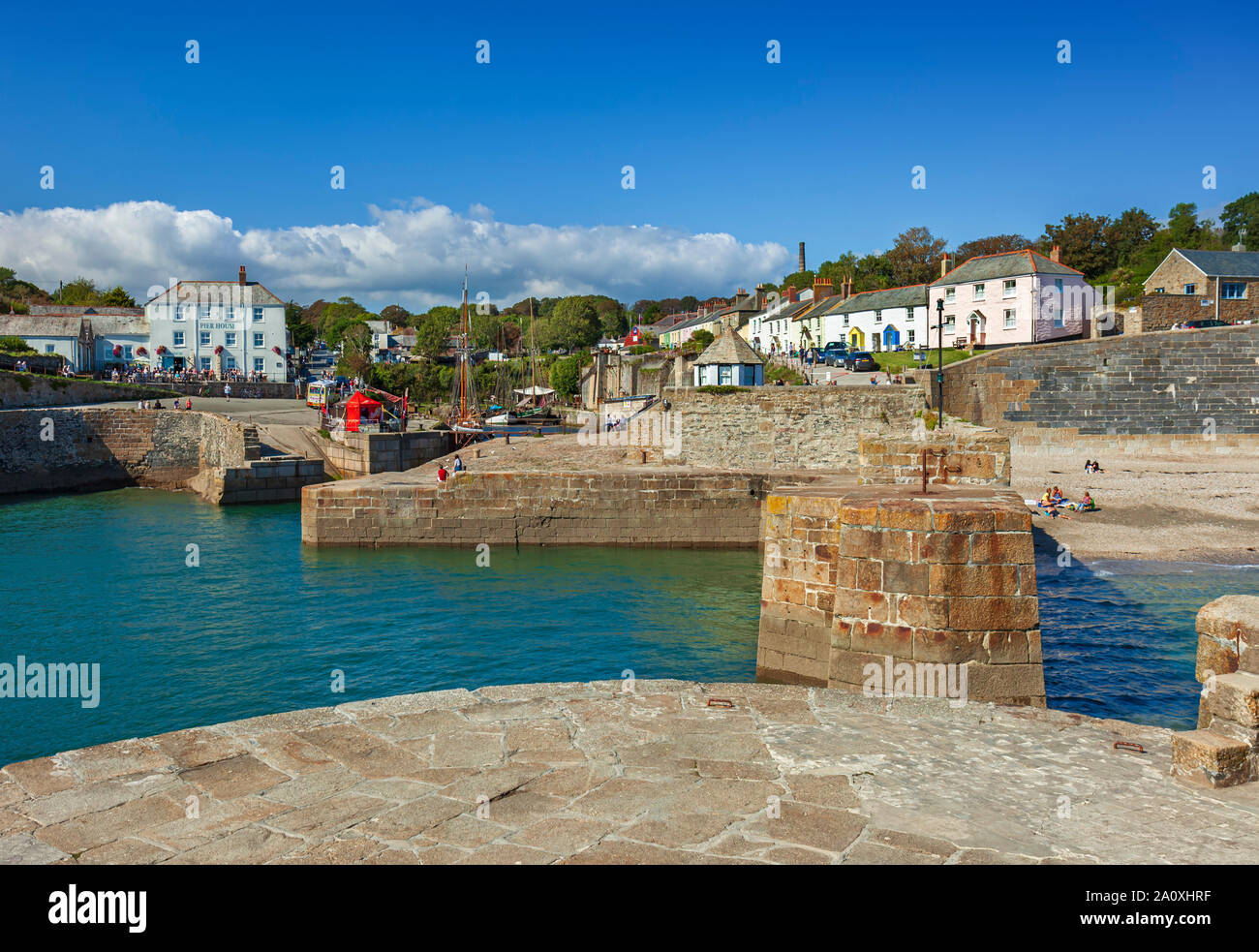 Charlestown Harbour, St Austell, Cornwall, UK Stock Photo Alamy