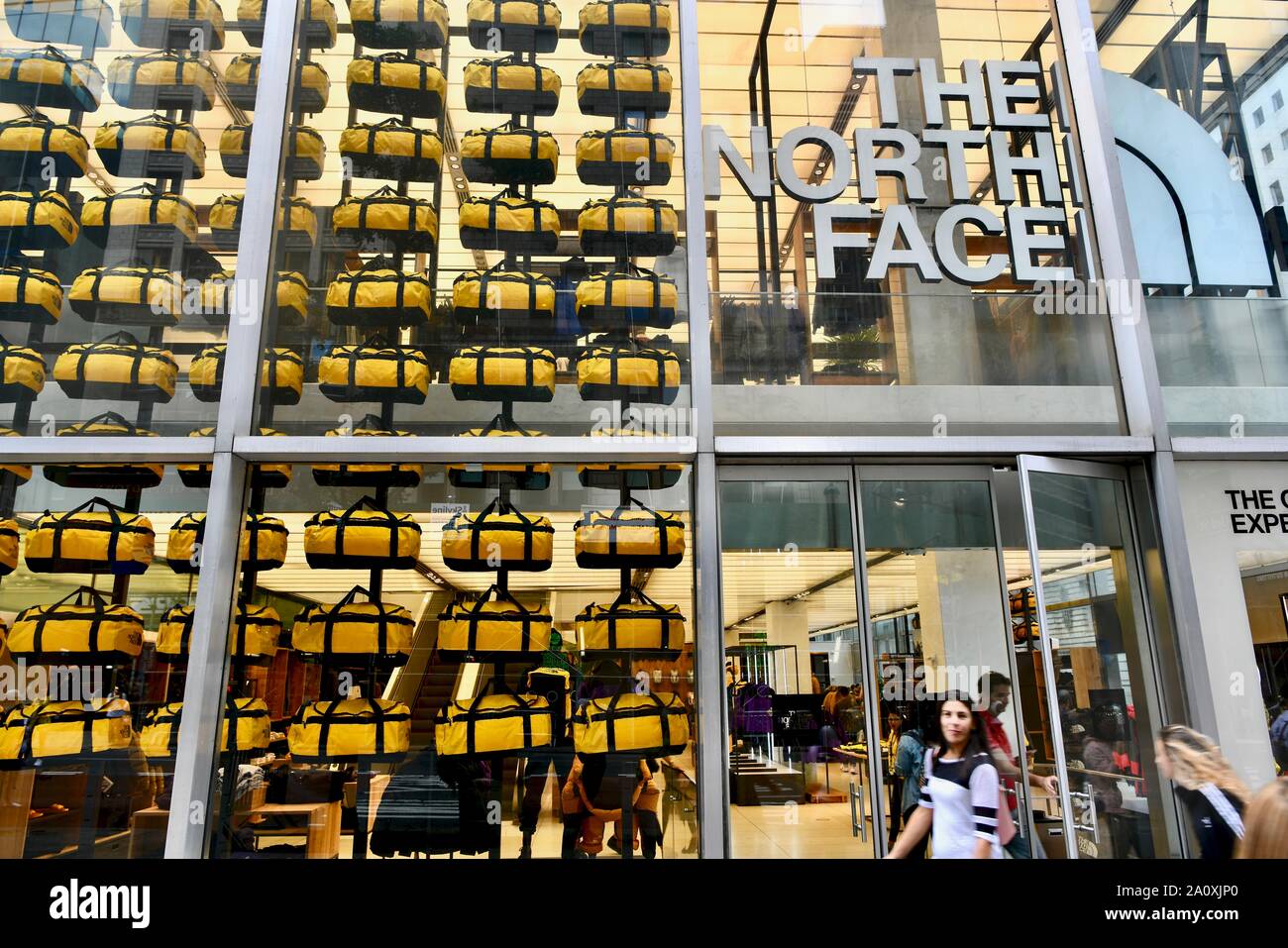 The North Face store, NYC, USA Stock Photo
