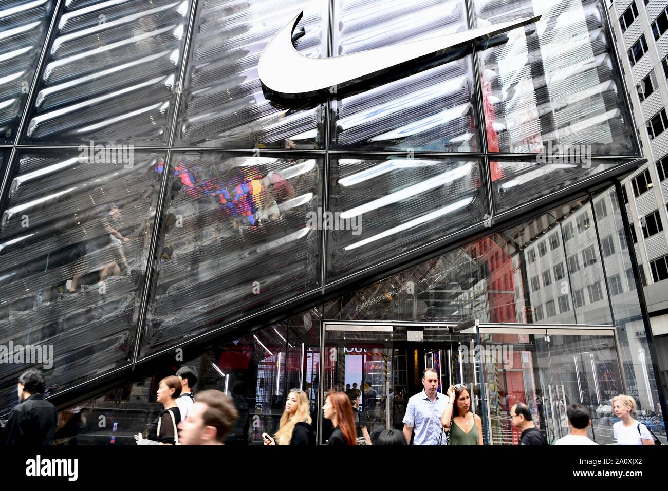 Nike flagship store in New York City, NY, USA Stock Photo