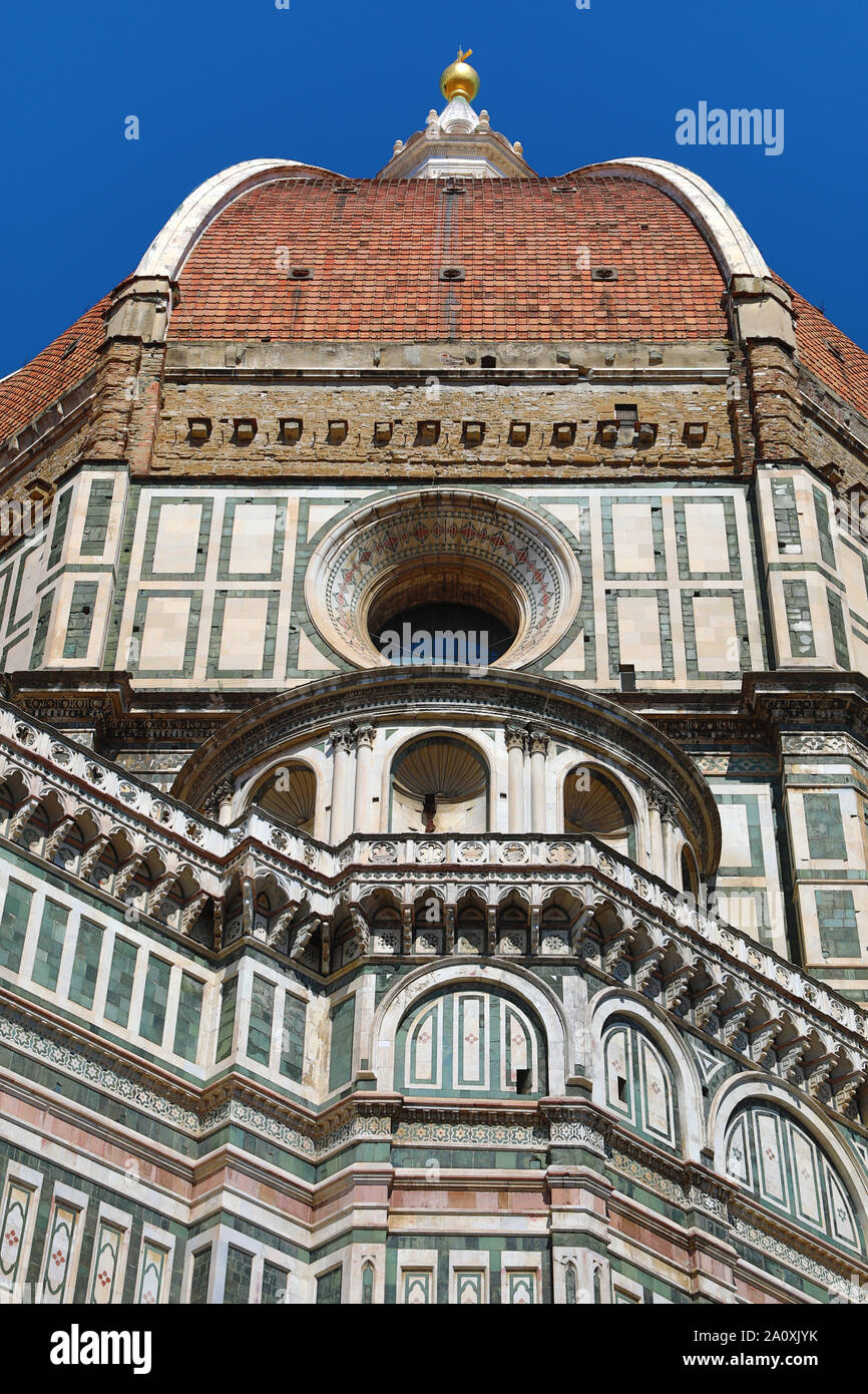 Dome of the Duomo, the Cathedral of Santa Maria del Fiore, Florence ...
