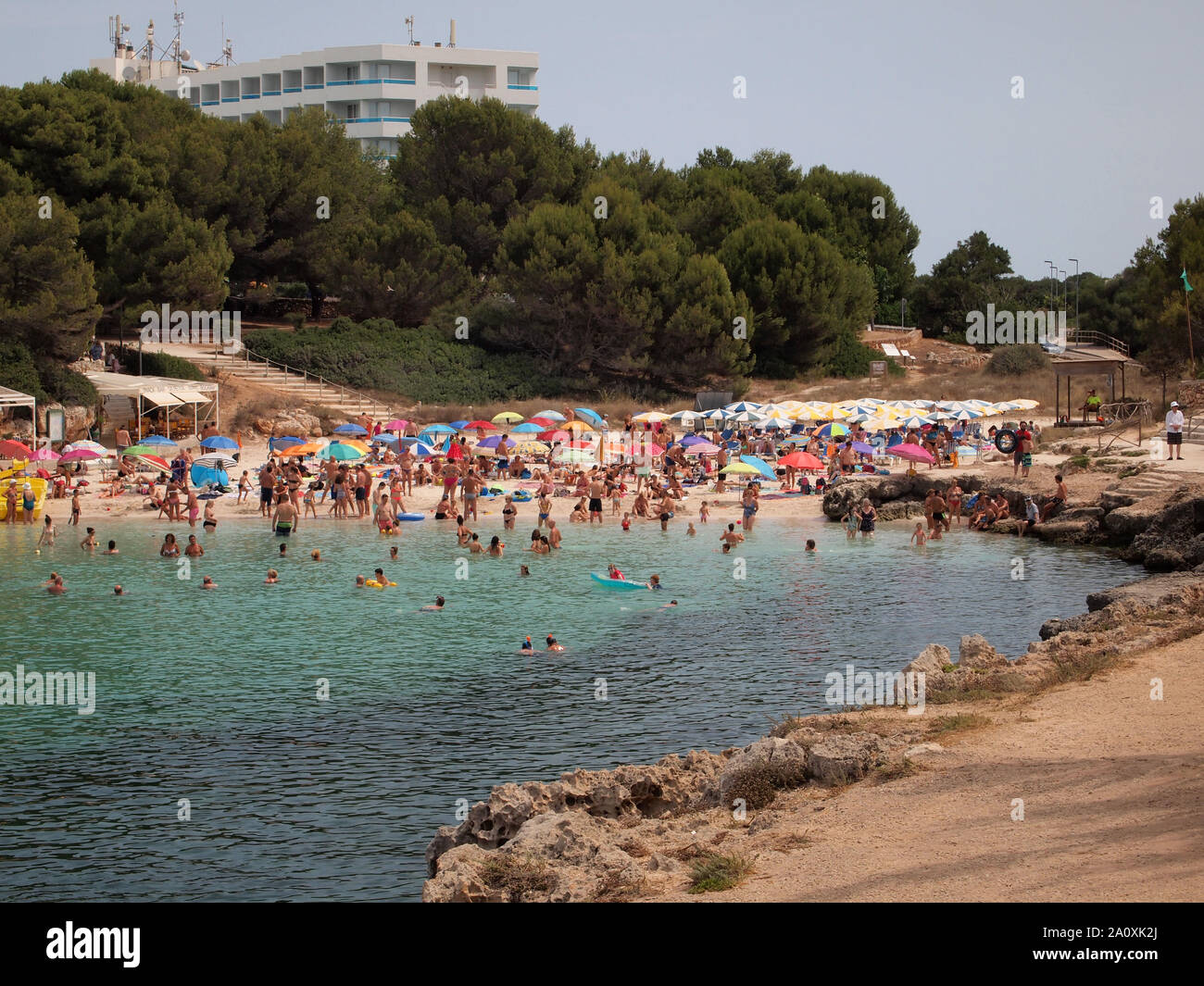 Cala Blanca, near Cuitadella, Minorca Stock Photo