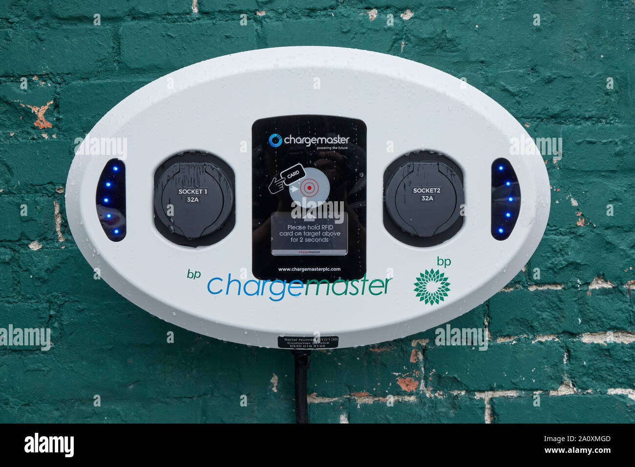Electric Car Charging Point UK Stock Photo Alamy