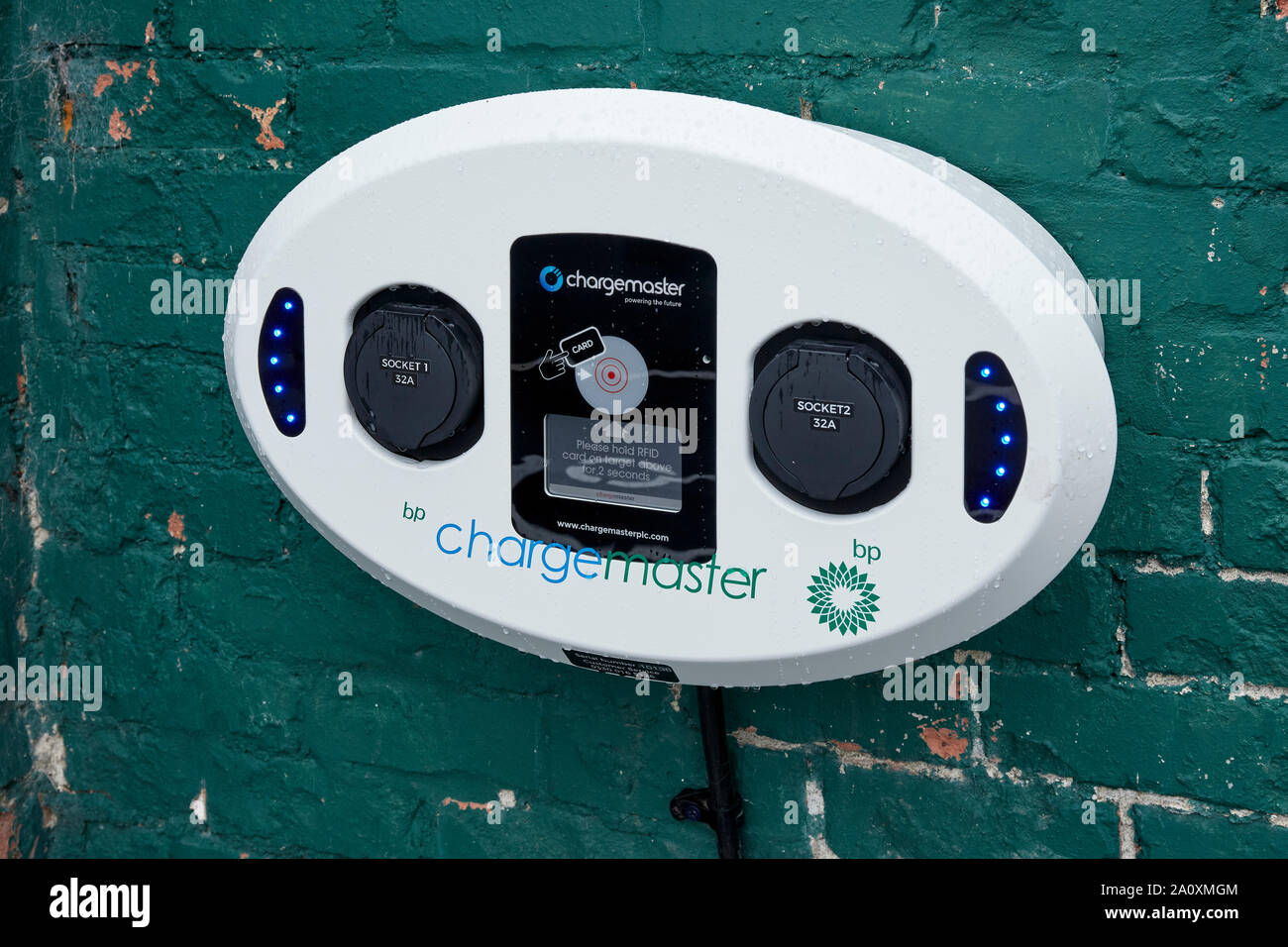 Electric Car Charging Point UK Stock Photo Alamy