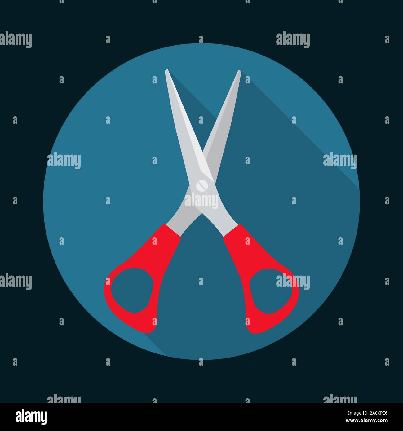 Scissors Icon. Vector Illustration Stock Vector Image & Art Alamy