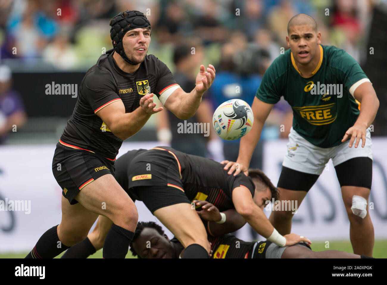 Munich, Germany. 22nd Sep, 2019. Oktoberfest Sevens Rugby Tournament in