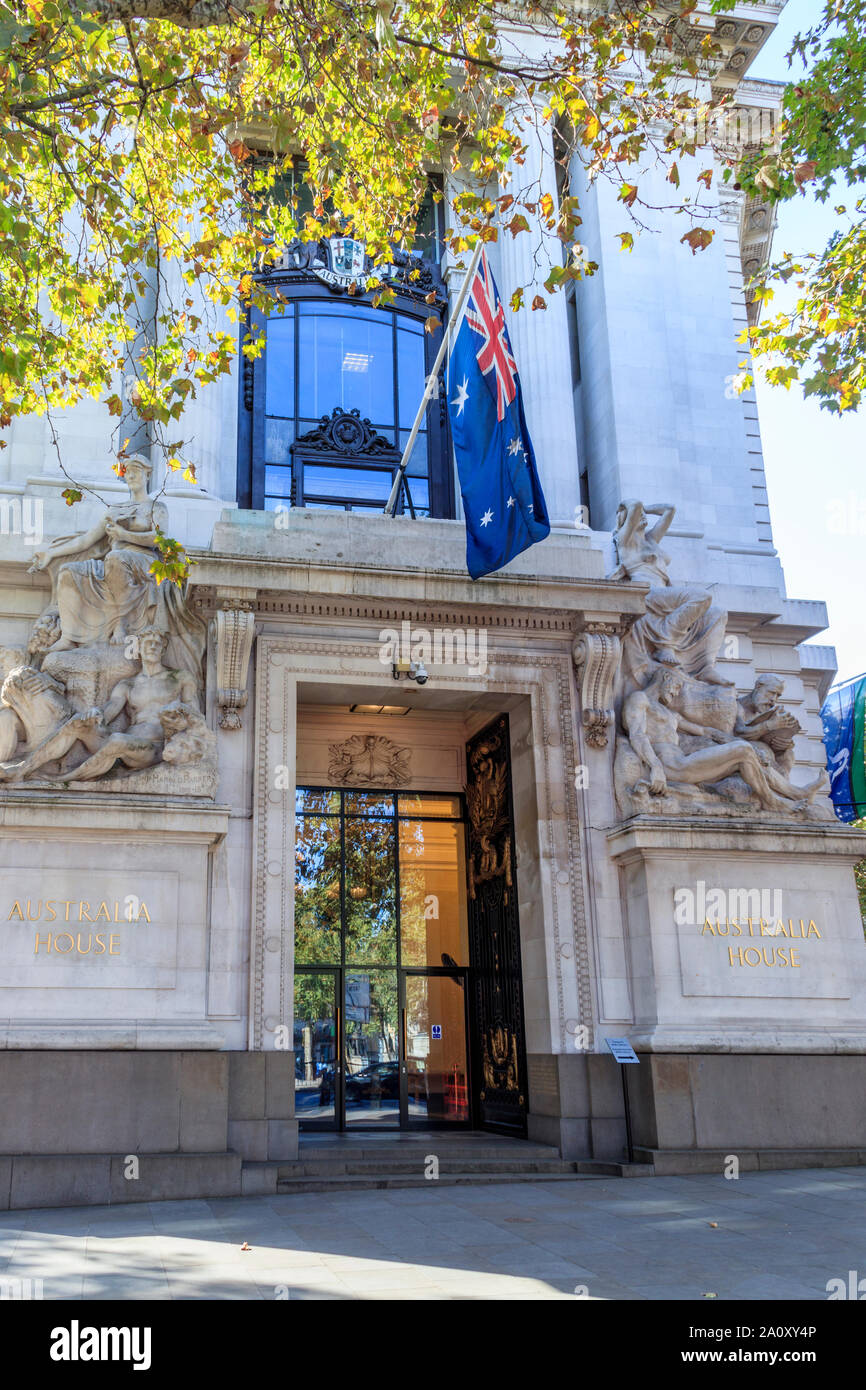 Australia House, home to the Australian High Commission on the Strand, London, UK Stock Photo