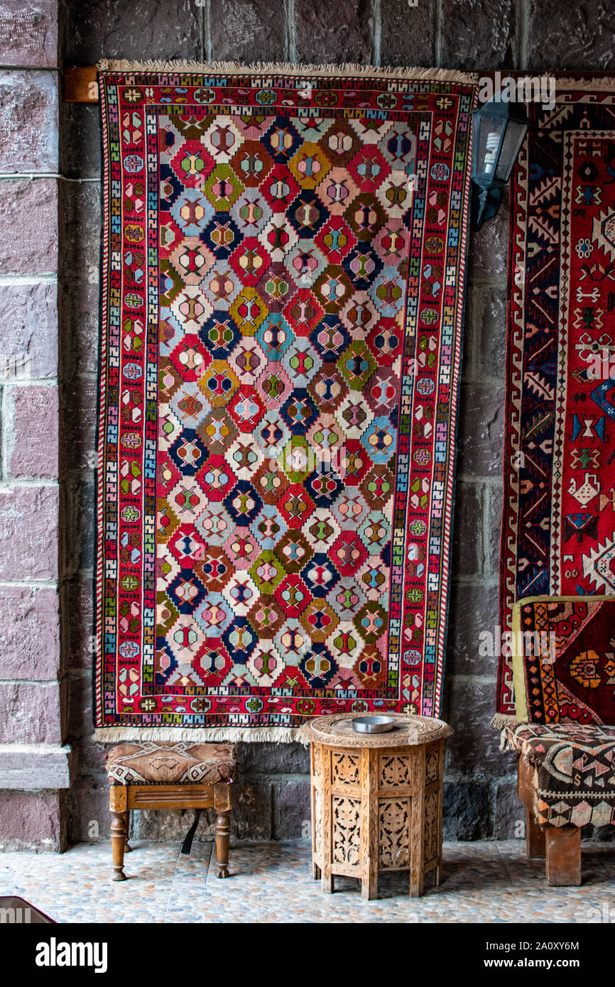 Turkey: Turkish rugs hand knotted according to ancient tradition on ...