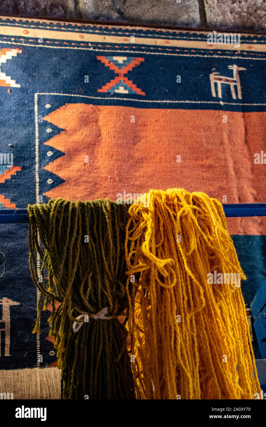 Turkey: Turkish rugs hand knotted according to ancient tradition on ...