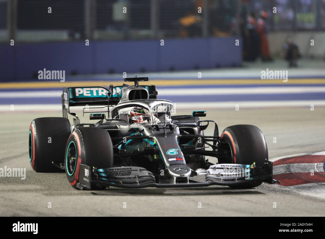 Marina Bay Singapore. 22nd September 2019. Formula One Race Day