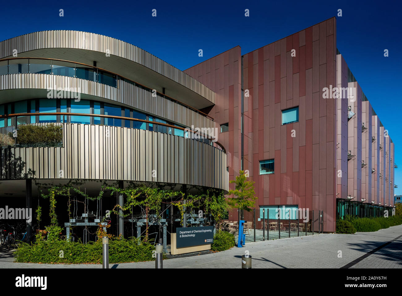 Cambridge Science Research. Department of Chemical Engineering and Biotechnology, University of Cambridge W. Cambridge Site. Open 2016 architects BDP. Stock Photo