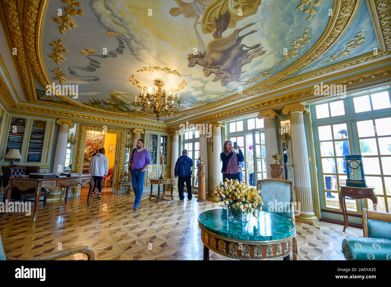 London Uk 22 September 2019 Top Floor Library The White House