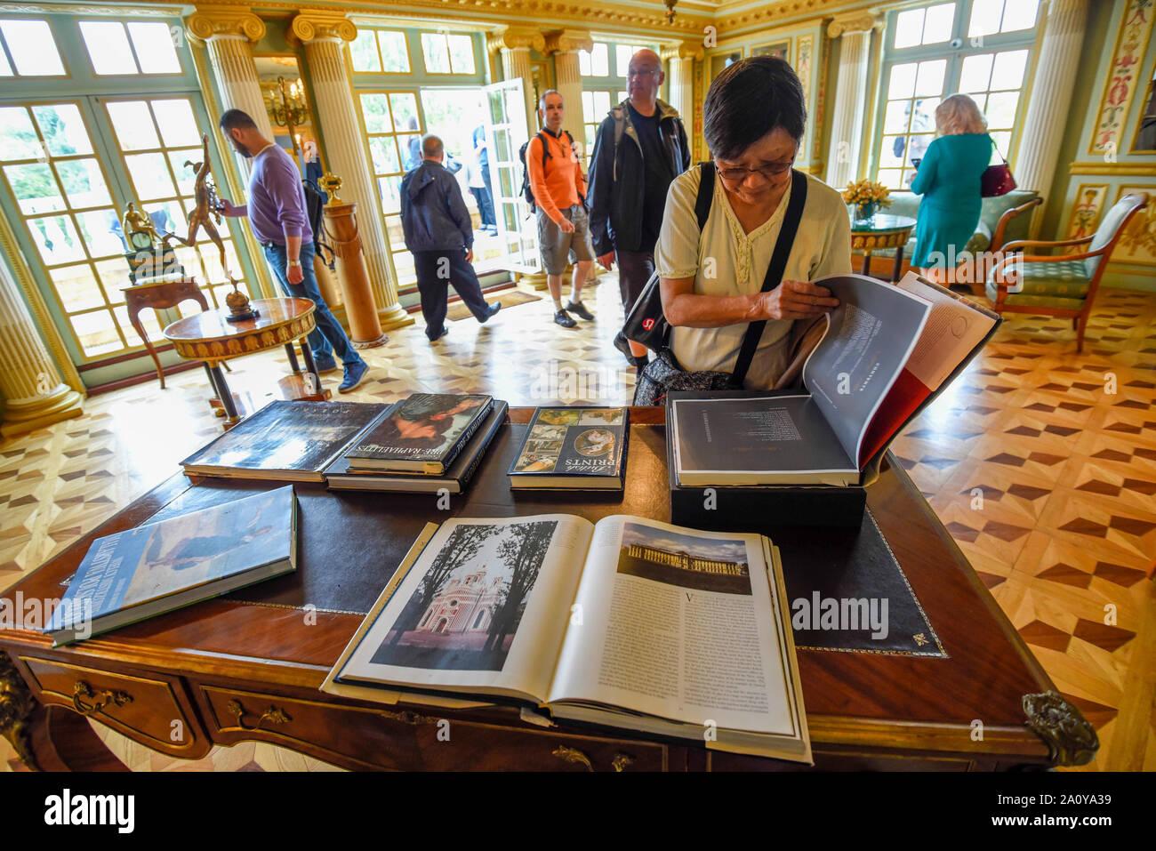 London Uk 22 September 2019 Top Floor Library The White House