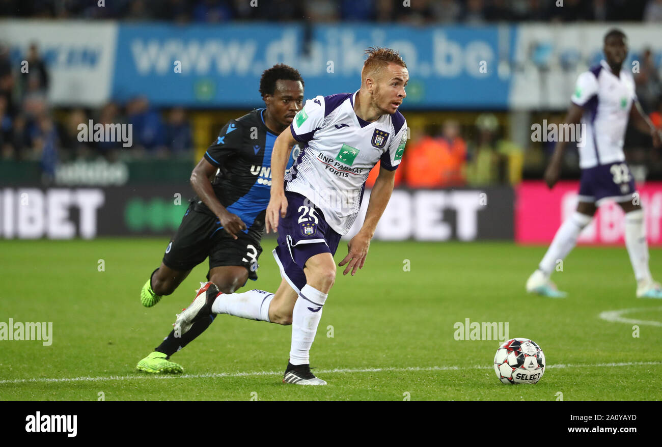 Brugge Belgium September 22 Adrien Trebel Of Anderlecht In Action During The Jupiler Pro League Match Day 8 Between Club Brugge And Rsc Anderlecht On September 22 2019 In Bruges Belgium