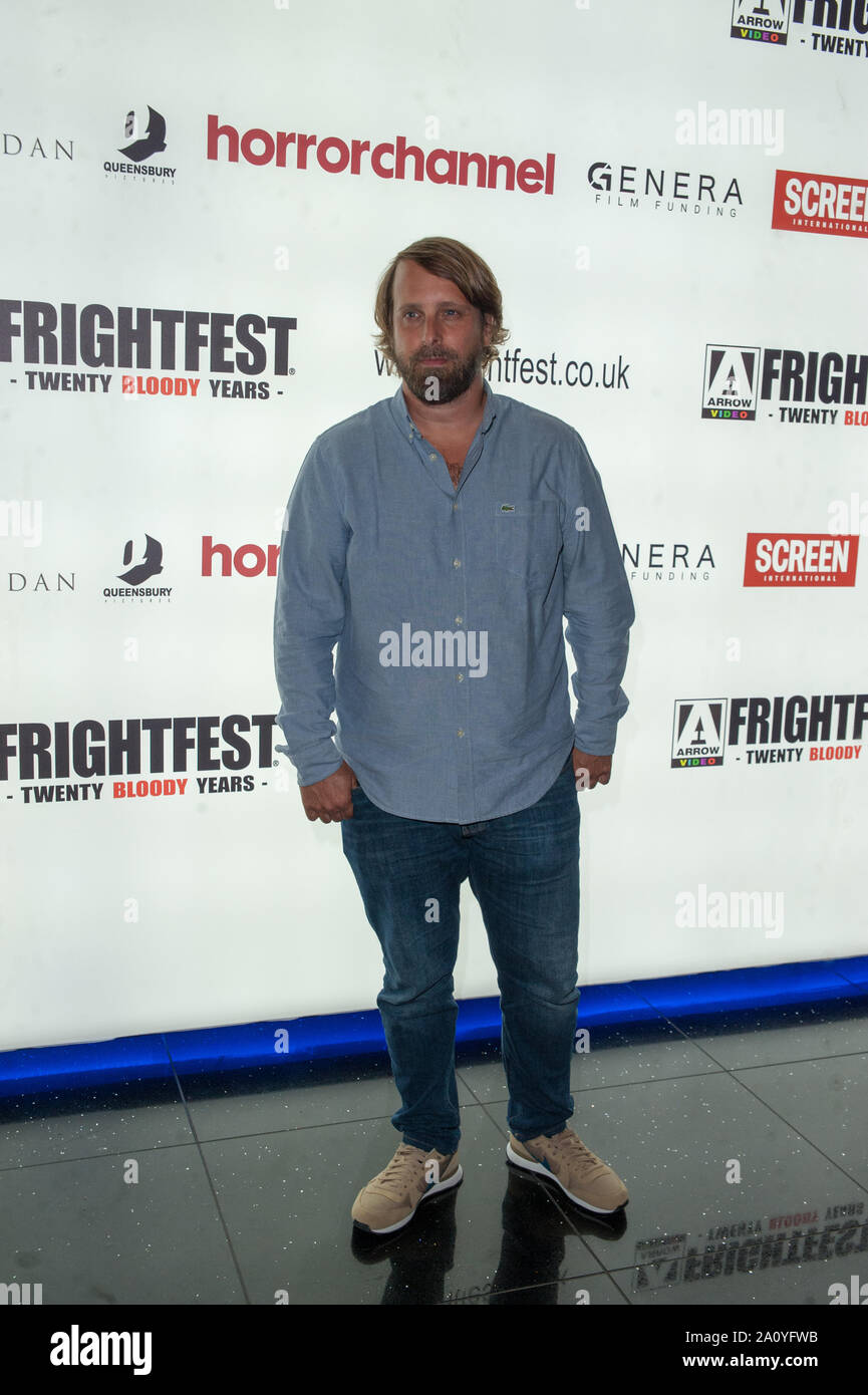 Seen arriving for the film Crawl, at Fright Fest. Leicester Square, London. 22.08.19 Featuring: Alexandre Aja Where: London, United Kingdom When: 22 Aug 2019 Credit: WENN.com Stock Photo