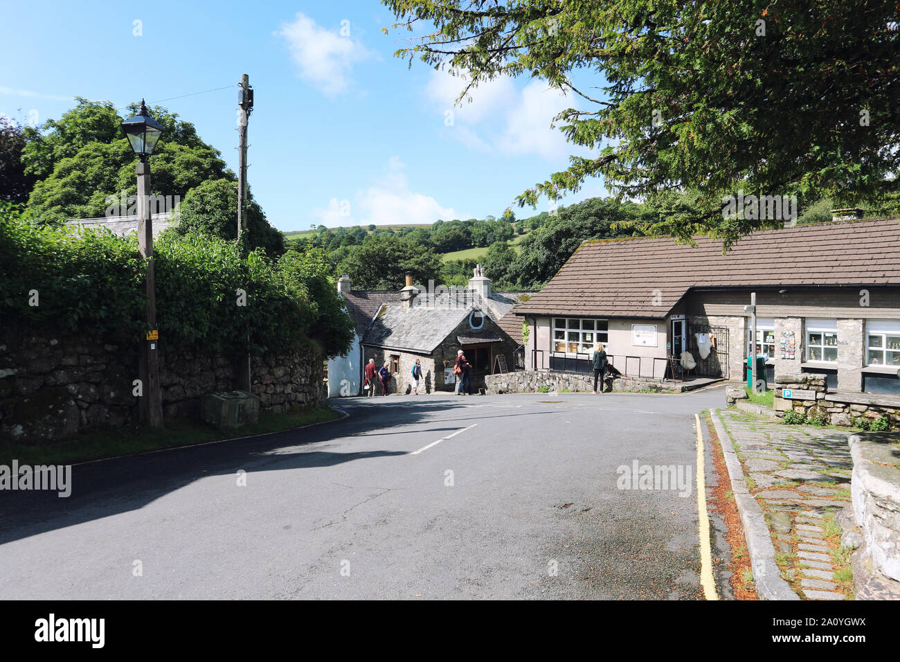 Houses in Dartmoor national park Stock Photo Alamy