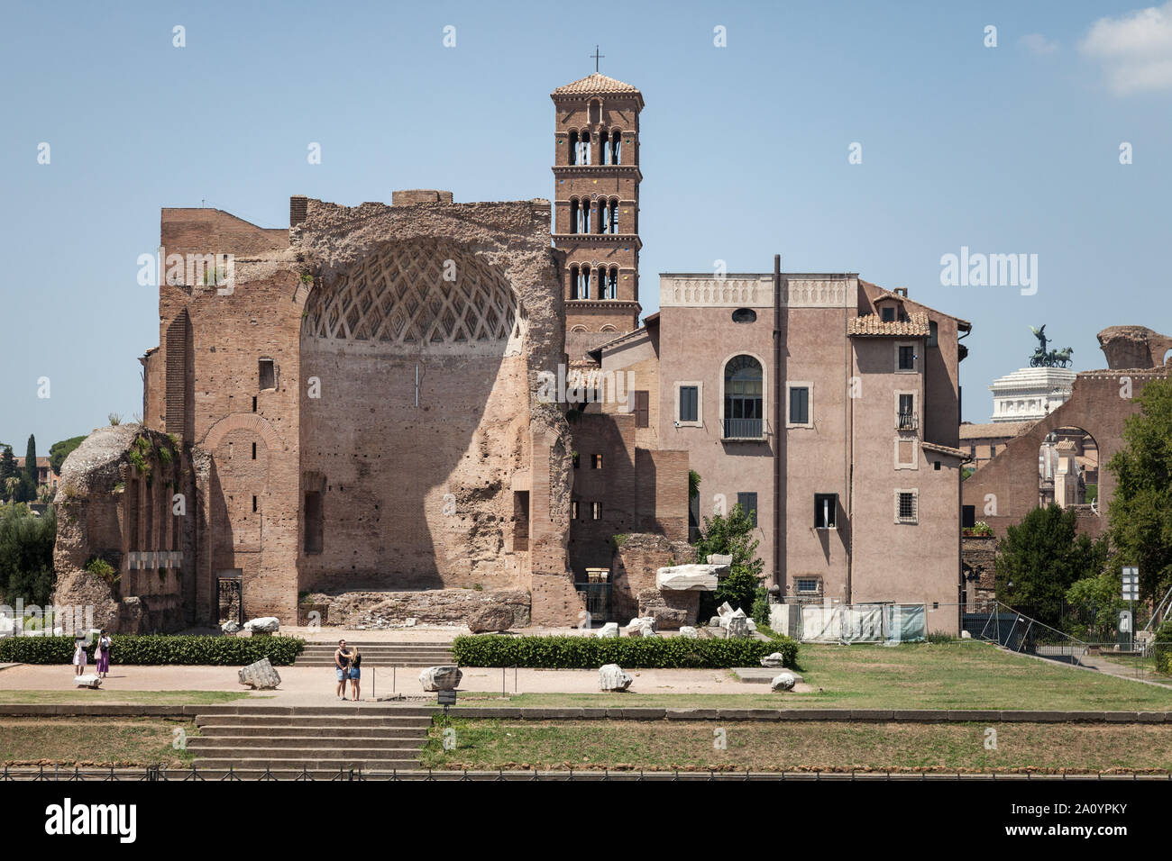 Temple of Venus and Roma on the Velian Hill, between the eastern edge