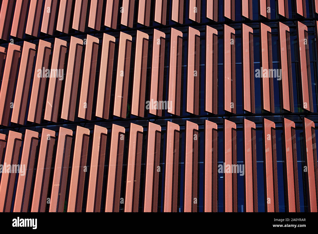 Detail of the new James McCune Smith Learning Hub at Glasgow University Stock Photo