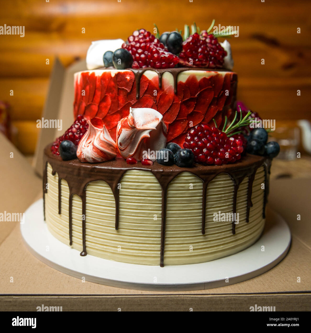 Birthday Forest Fruit Cheesecake With Melting Chocolate Amazing Confectionery Product Handmade Dessert Stock Photo Alamy Birthday Forest Fruit Cheesecake With Melting Chocolate Amazing Confectionery Product Handmade Dessert Stock Photo Alamy