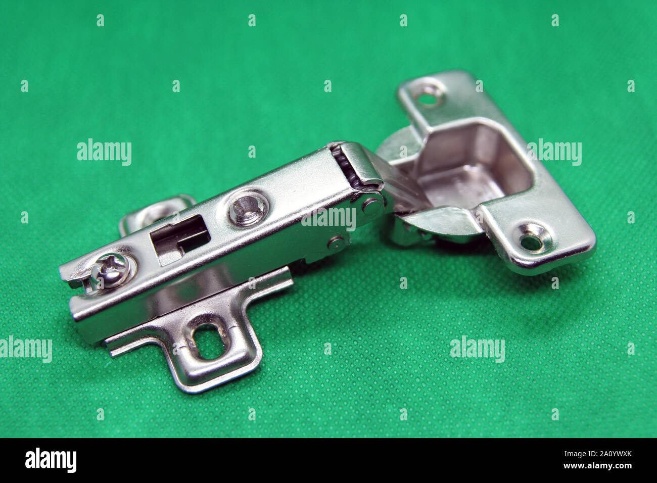 Door hinges. New door hinges. Door hanger tools Stock Photo Alamy