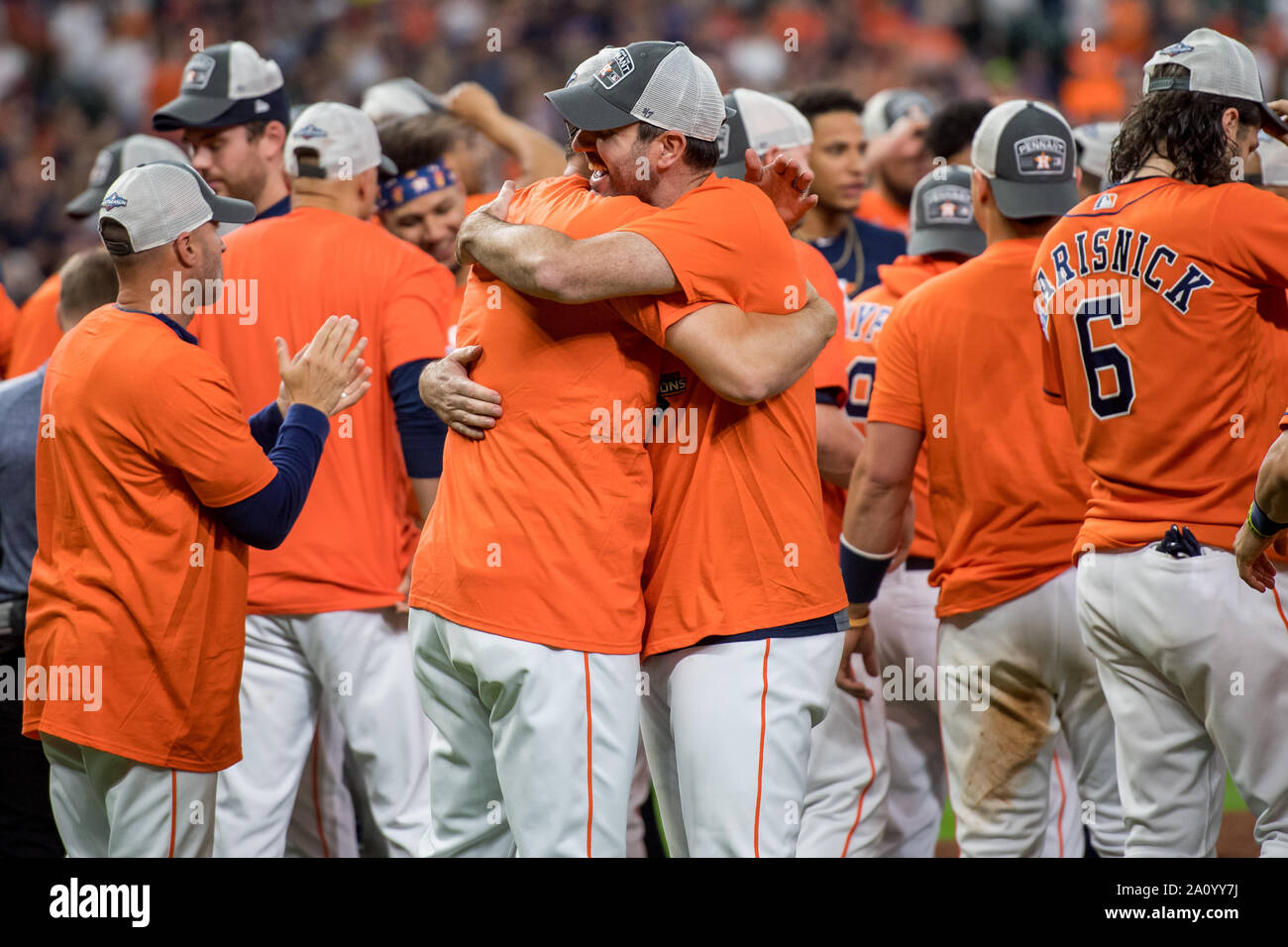 A color, born digital image of Justin Verlander #35 of the Houston