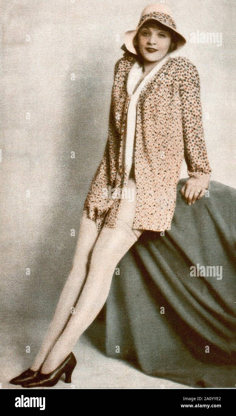 Marlene Dietrich in 1928 Stock Photo