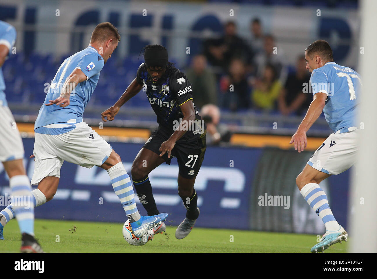 Rome, Italy. 22nd Sep, 2019. Rome, Italy - September 22, 2019: GERVINHO (PARMA) in action during the Italian Serie A soccer match between SS LAZIO and PARMA, at Olympic Stadium in Rome. Credit: Independent Photo Agency/Alamy Live News Stock Photo