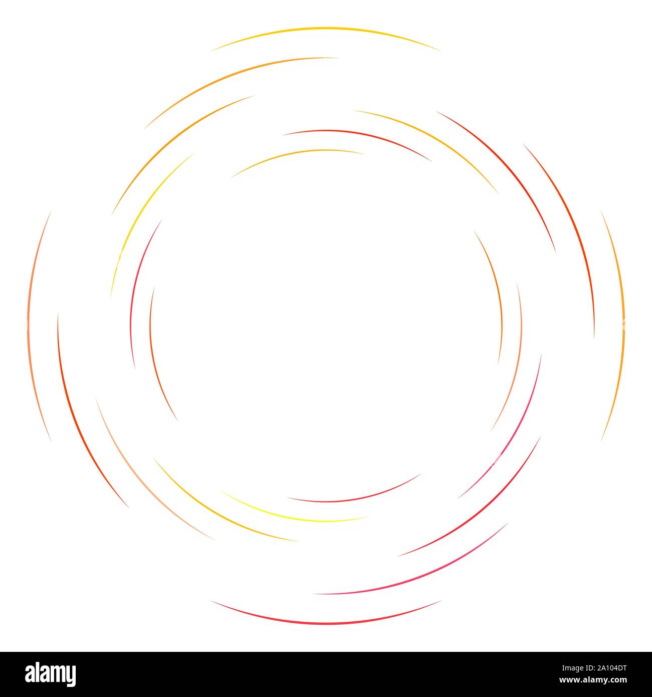 Abstract concentric circle. Spiral, swirl, twirl element. Circular and ...
