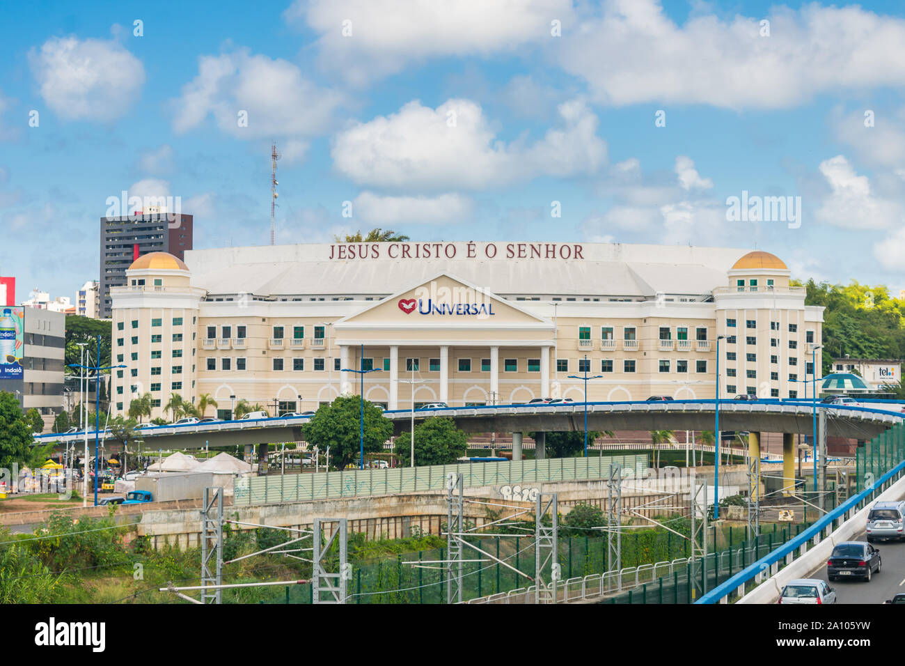 Salvador, Brazil Circa August 2019 Big fancy building of the
