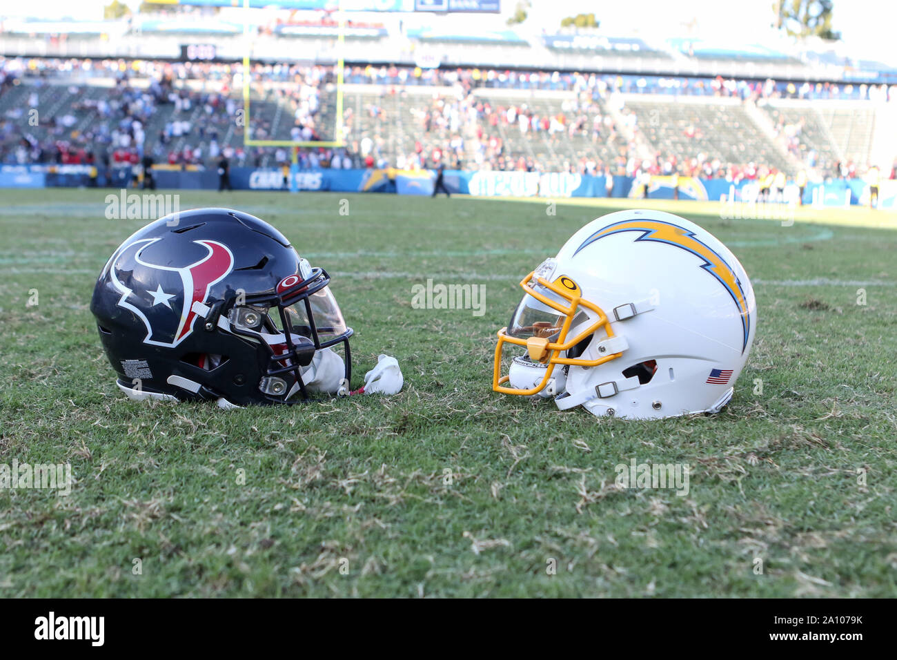 Carson, CA. 22nd Sep, 2019. during the NFL Houston Texans vs Los Angeles Chargers at the Dignity Health Sports Park in Carson, Ca on September 2, 2019 (Photo by Jevone Moore) Credit: csm/Alamy Live News Stock Photo