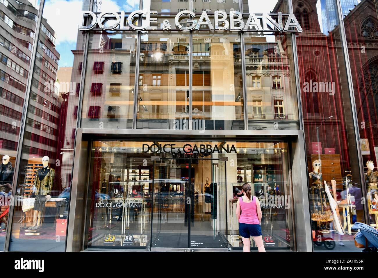 Dolce & Gabbana store NYC, USA Stock Photo