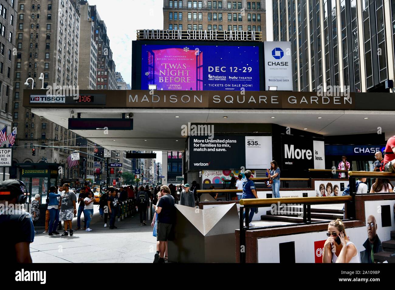 Madison Square Garden, NYC, USA Stock Photo Alamy