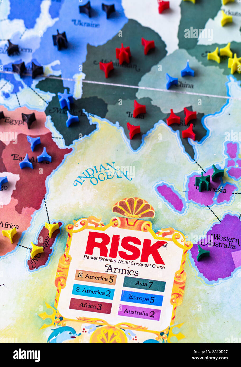 Risk game map hires stock photography and images Alamy