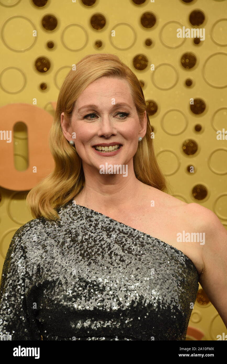 September 22, 2019, Los Angeles, California, USA: Laura Linney during red  carpet arrivals for the 71st Emmy Awards, at the Microsoft Theater. (Credit  Image: © Kathy Hutchins/ZUMA Wire Stock Photo - Alamy, image size:867x1390