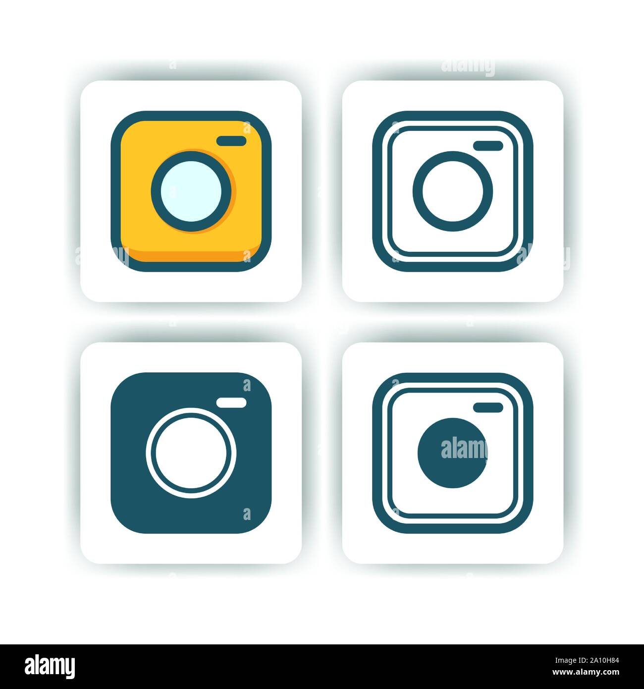 Insta Icon For Mobile Web And Presentation With Flat Color Vector Illustrator Stock Vector Image Art Alamy Insta Icon For Mobile Web And Presentation With Flat Color Vector Illustrator Stock Vector Image Art Alamy