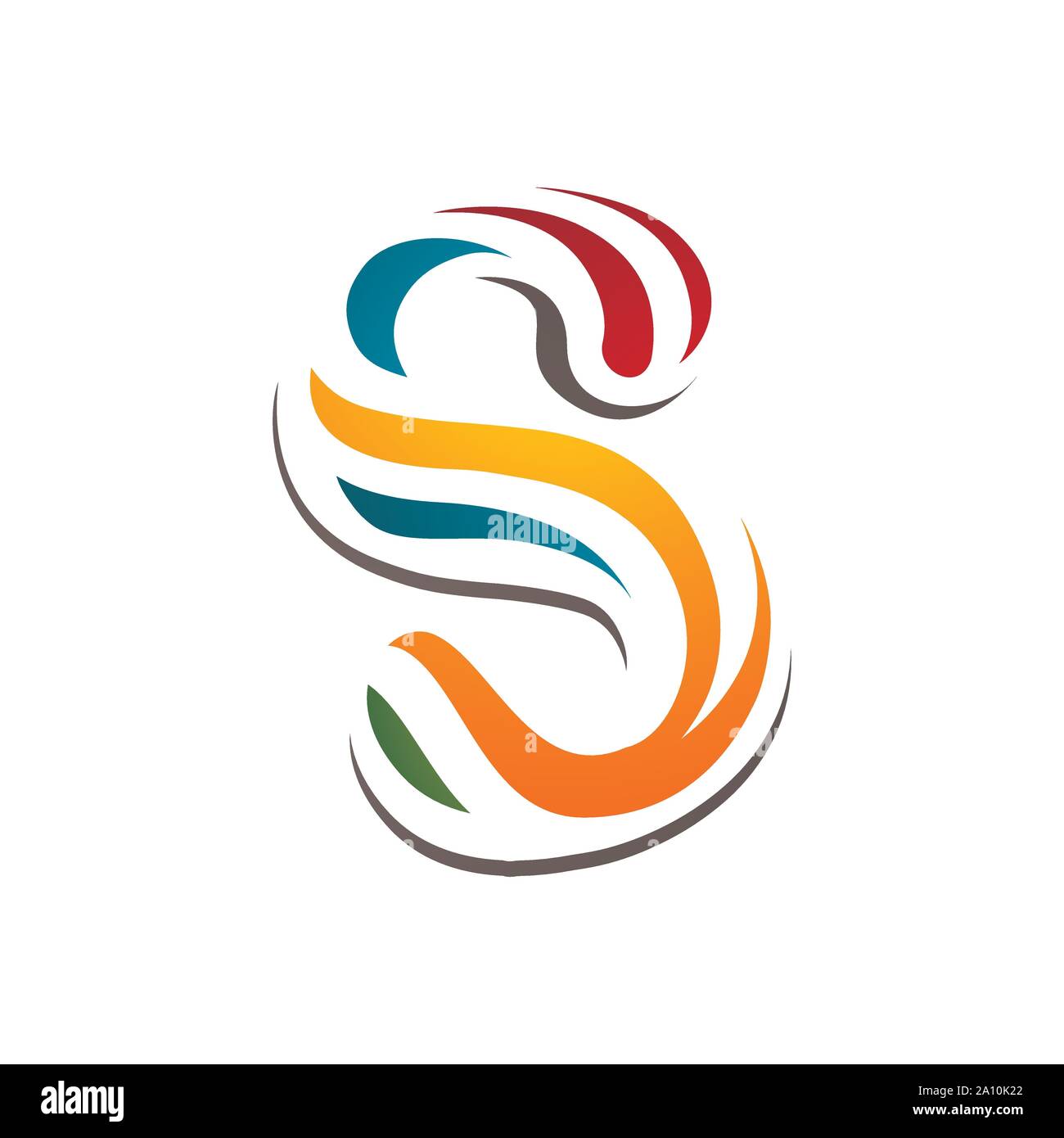 creative S Letter logo design vector graphic concept illustrations Stock Vector