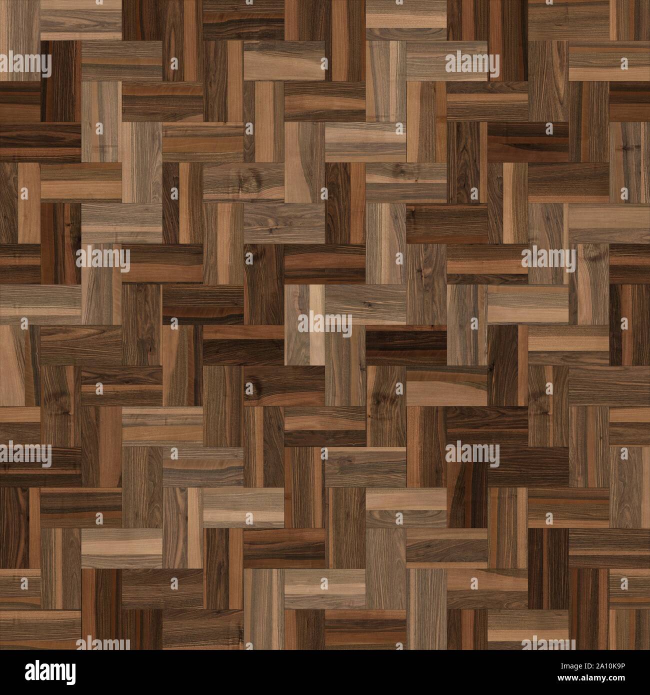 Seamless wood parquet texture (herringbone various brown Stock Photo ...