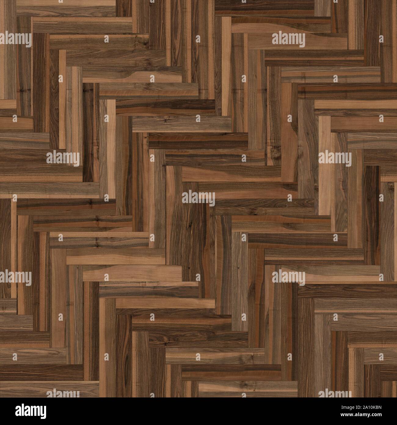 Seamless wood parquet texture (herringbone various brown Stock Photo ...