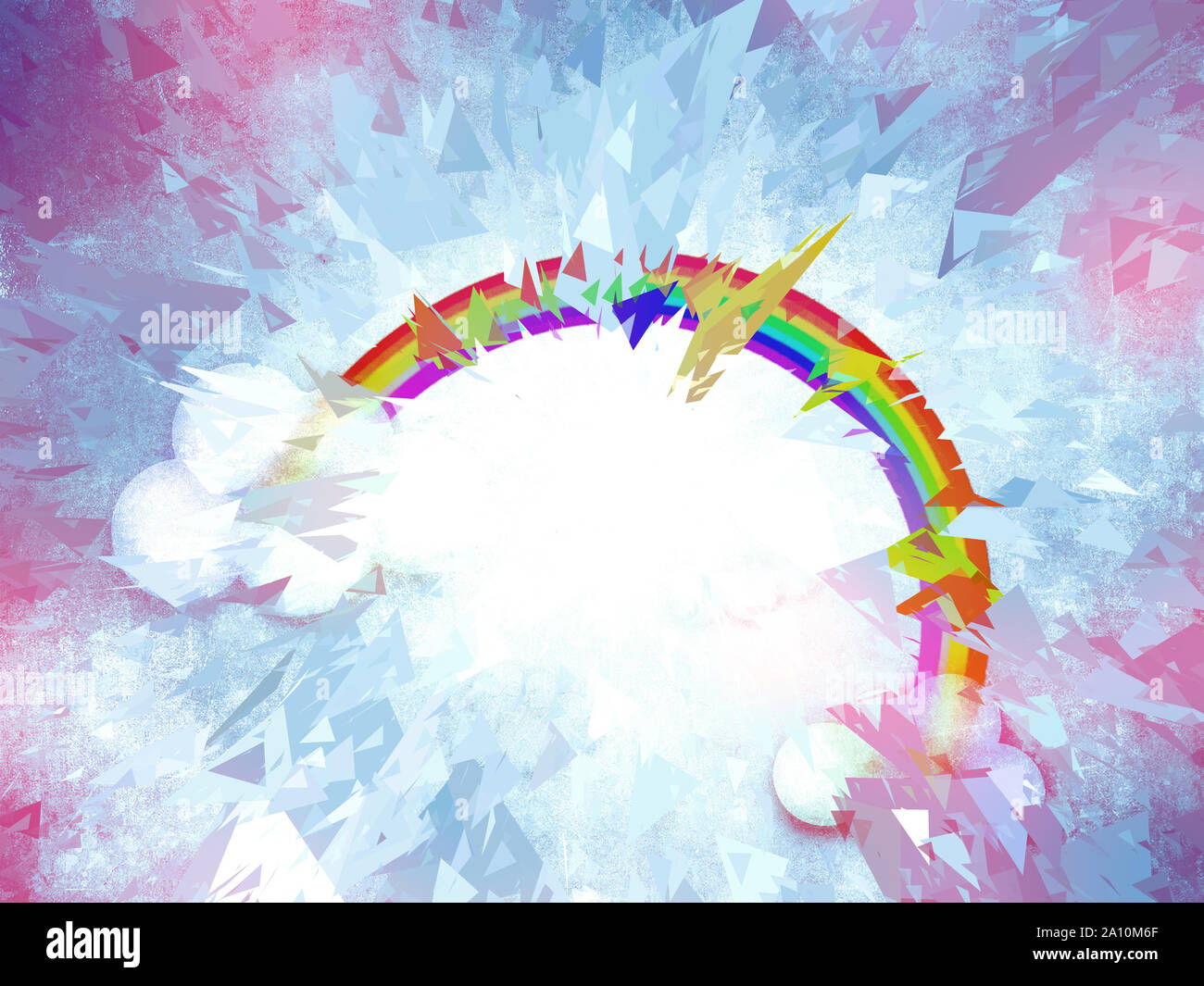 Cute rainbow clouds clip art hi-res stock photography and images - Alamy