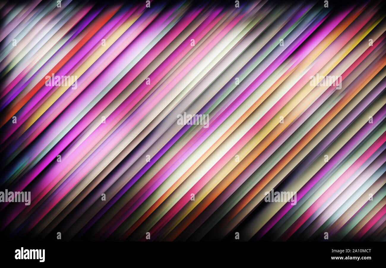 Bright colors diagonal stripes abstract background Stock Photo