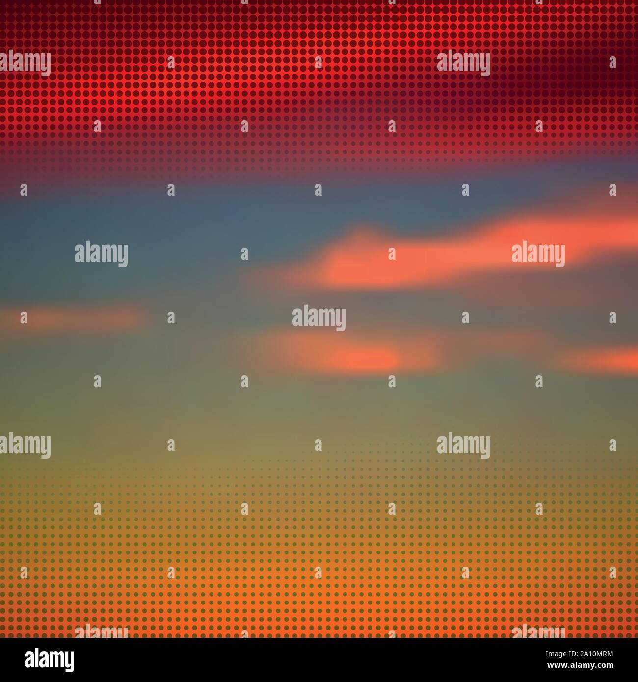 Abstract summer background with halftone overlay Stock Vector
